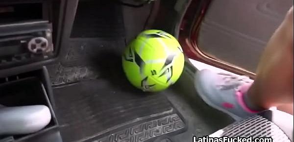  Kinky Latina swaps soccer ball for real ones
